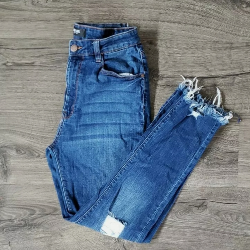 Black Label C'est Toi Distressed Jeans Sz 11